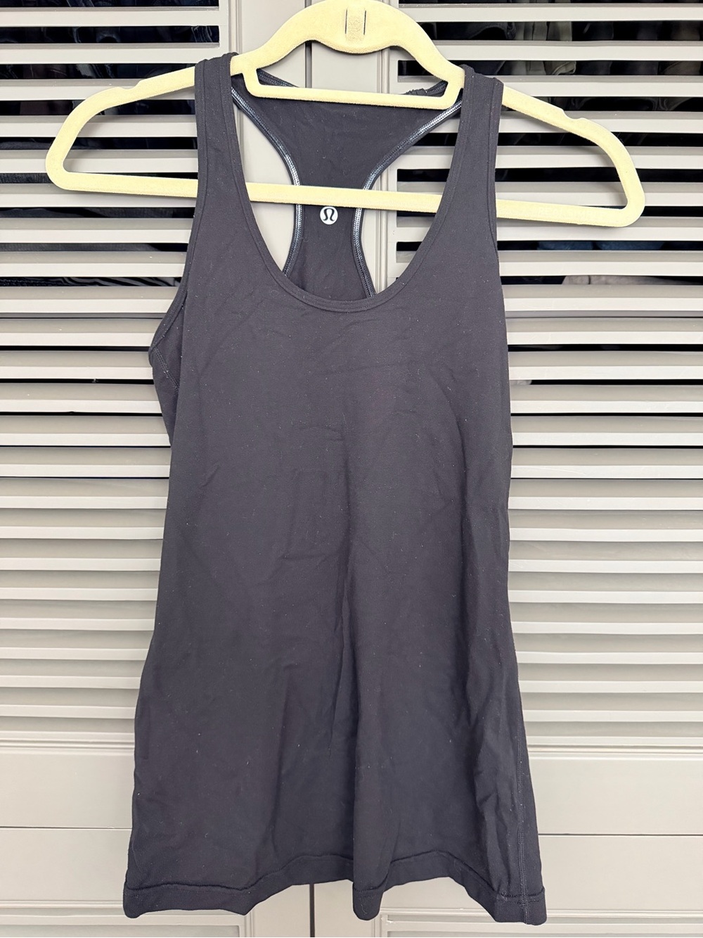 lululemon athletica Black Cool Racerback Workout Tank